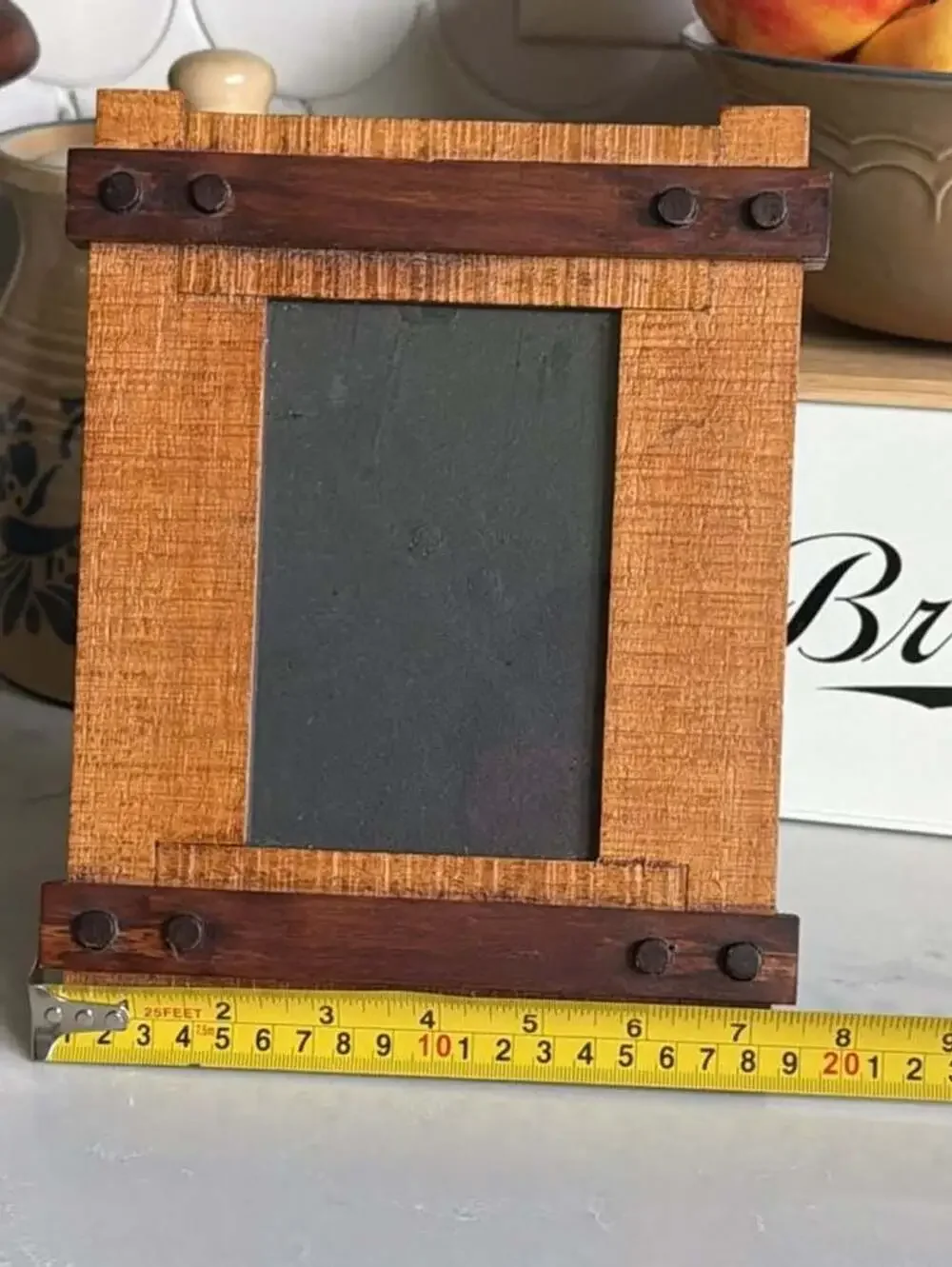 Rustic Reclaimed Wood Picture Frame for 4x6 picture